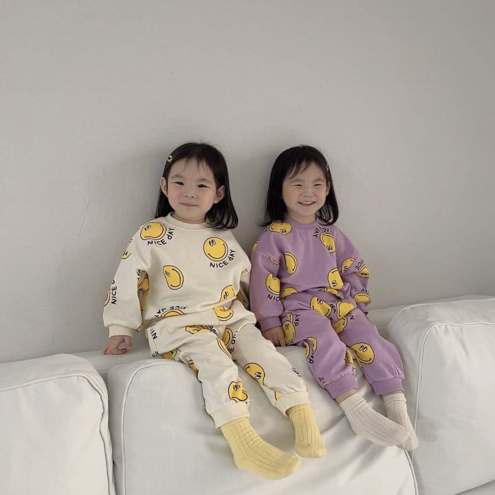 Moran - Korean Children Fashion - #prettylittlegirls - Nice Day Top Bottom Set