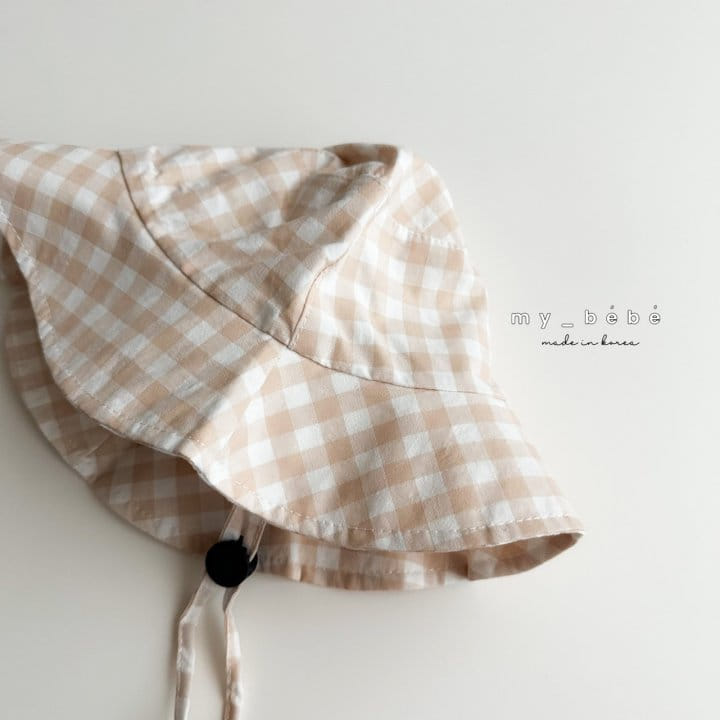 My Bebe - Korean Baby Fashion - #babyboutique - Check Bucket Hat - 7