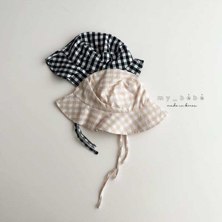 My Bebe - Korean Baby Fashion - #babyboutiqueclothing - Check Bucket Hat - 8