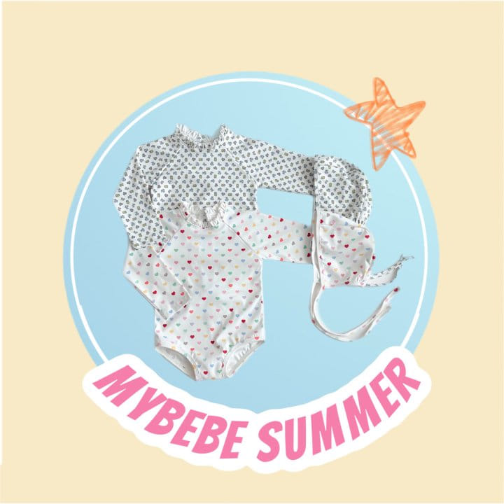 My Bebe - Korean Baby Fashion - #babyboutiqueclothing - Frill Swim Wear