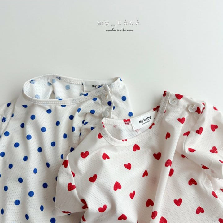 My Bebe - Korean Baby Fashion - #babyfashion - Cool Mesh Body Suit - 11