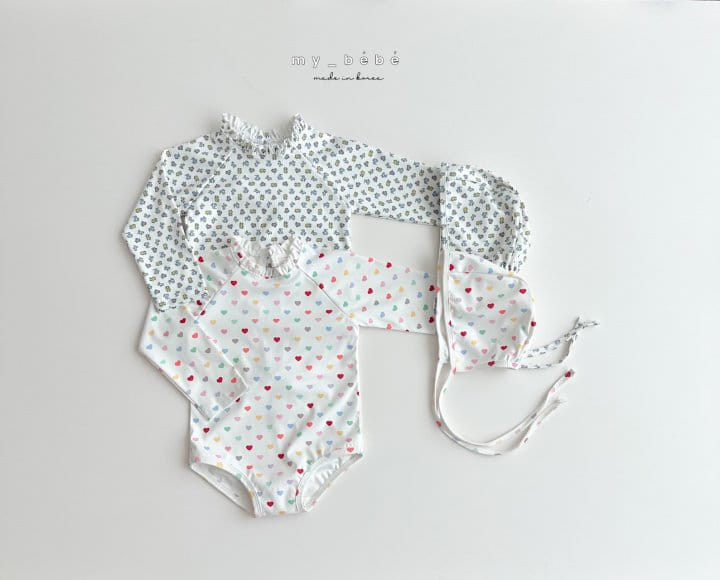 My Bebe - Korean Baby Fashion - #babyfashion - Frill Swim Wear - 3