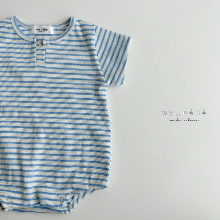 My Bebe - Korean Baby Fashion - #babygirlfashion - Tight Body Suit With Hair Band - 8