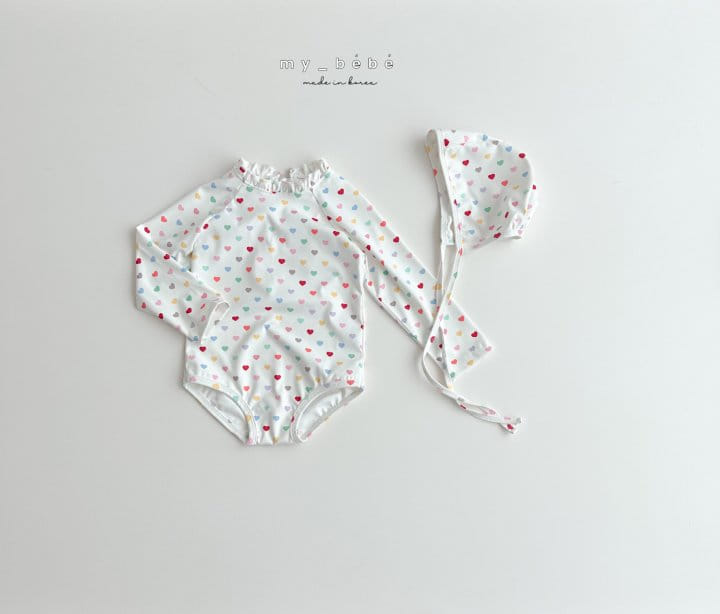 My Bebe - Korean Baby Fashion - #babygirlfashion - Frill Swim Wear - 5