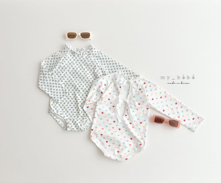 My Bebe - Korean Baby Fashion - #babylifestyle - Frill Swim Wear - 6