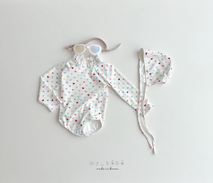 My Bebe - Korean Baby Fashion - #babyoninstagram - Frill Swim Wear - 7