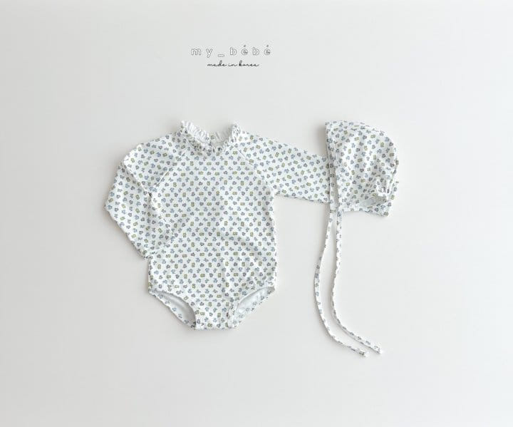 My Bebe - Korean Baby Fashion - #babyoutfit - Frill Swim Wear - 9