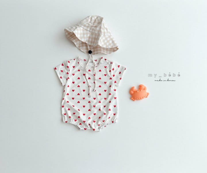 My Bebe - Korean Baby Fashion - #onlinebabyboutique - Cool Mesh Body Suit - 5