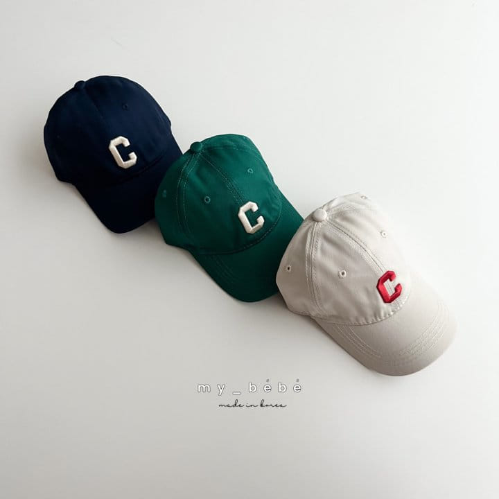 My Bebe - Korean Baby Fashion - #onlinebabyboutique - Embroidery Cap - 3