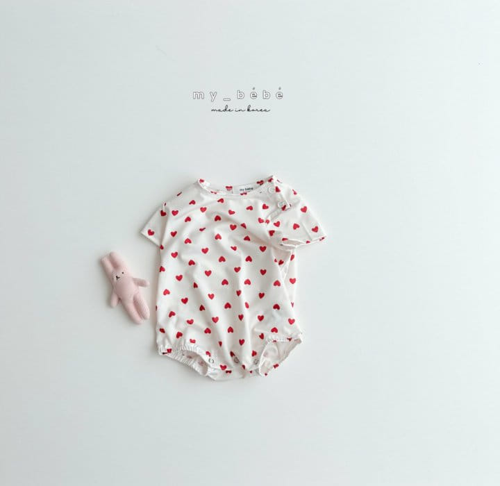 My Bebe - Korean Baby Fashion - #onlinebabyshop - Cool Mesh Body Suit - 6