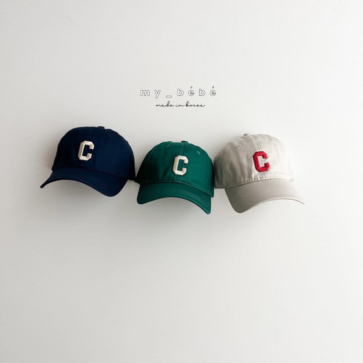 My Bebe - Korean Baby Fashion - #onlinebabyboutique - Embroidery Cap - 4