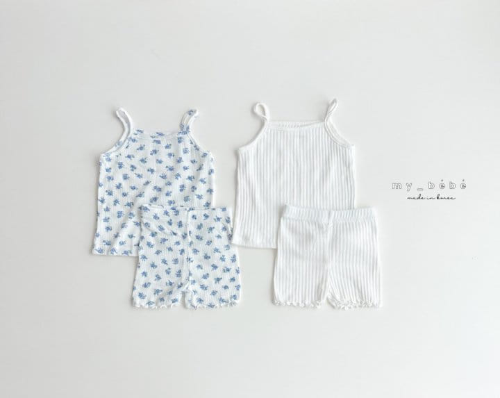 My Bebe - Korean Children Fashion - #Kfashion4kids - Butter Sleeveless Easy Wear - 2