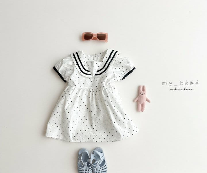 My Bebe - Korean Children Fashion - #designkidswear - Sailor Marine One-Piece - 7