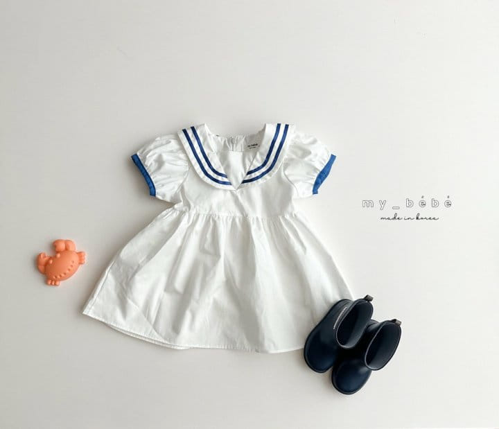 My Bebe - Korean Children Fashion - #discoveringself - Sailor Marine One-Piece - 8