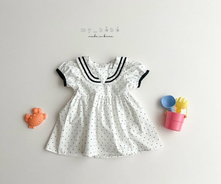 My Bebe - Korean Children Fashion - #kidsshorts - Sailor Marine One-Piece - 10