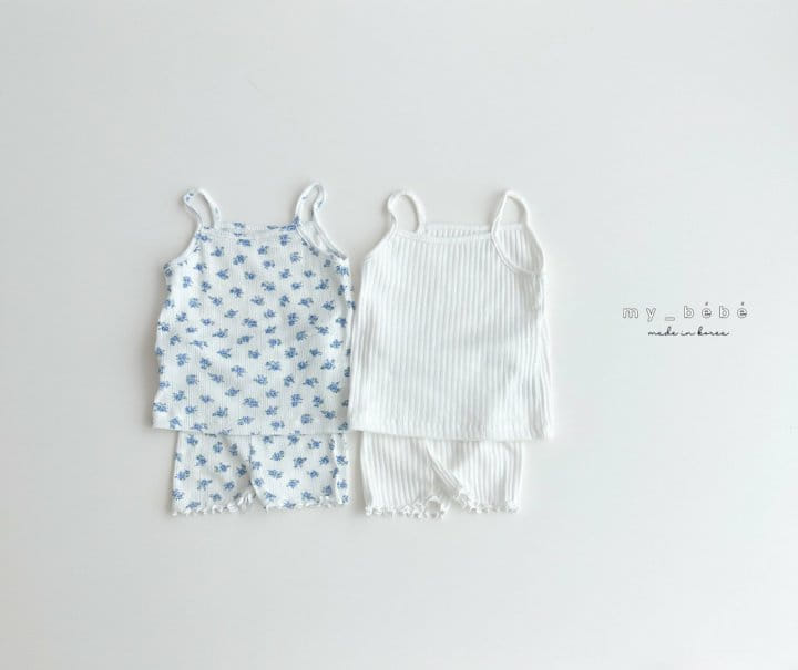 My Bebe - Korean Children Fashion - #littlefashionista - Butter Sleeveless Easy Wear - 3