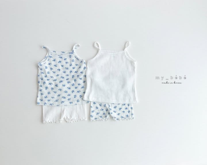 My Bebe - Korean Children Fashion - #littlefashionista - Butter Sleeveless Easy Wear - 4