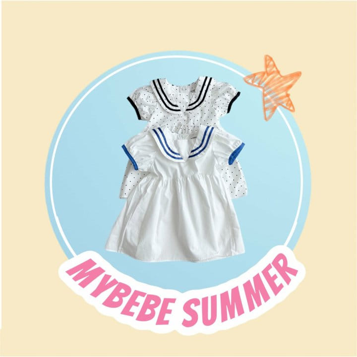 My Bebe - Korean Children Fashion - #magicofchildhood - Sailor Marine One-Piece