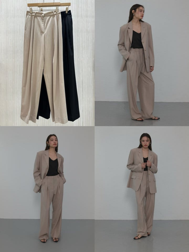 Neroli36 - Korean Women Fashion - #momslook - M Classic Wrinkle Pants - 5