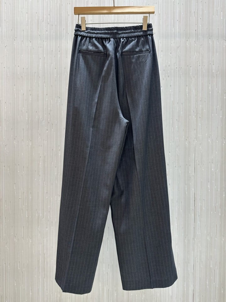 Neroli36 - Korean Women Fashion - #momslook - ST Banding Wrinkle Pants - 3
