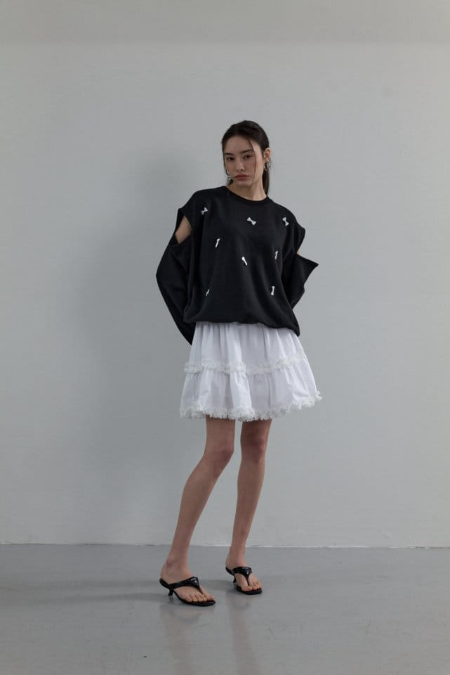 Neroli36 - Korean Women Fashion - #momslook - H Frill Kan Kan Skirt - 2