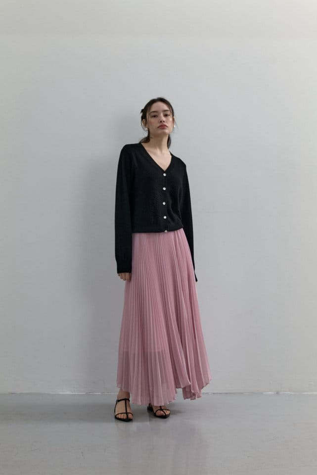 Neroli36 - Korean Women Fashion - #momslook - M Maxi Wrinkle Skirt