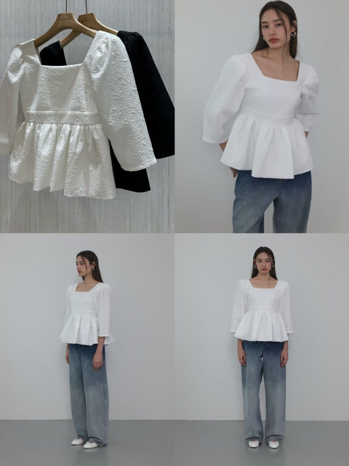 Neroli36 - Korean Women Fashion - #thatsdarling - H Puff Blouse - 4