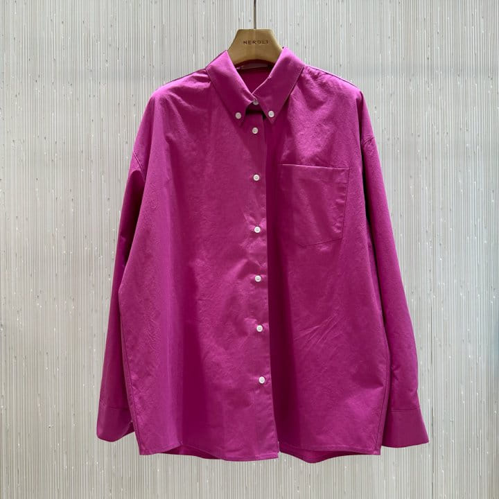 Neroli36 - Korean Women Fashion - #womensfashion - Color Box Shirt - 2