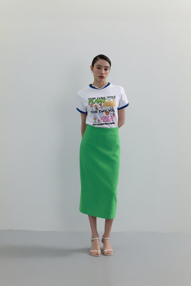 Neroli36 - Korean Women Fashion - #momslook - H Day Tee - 4
