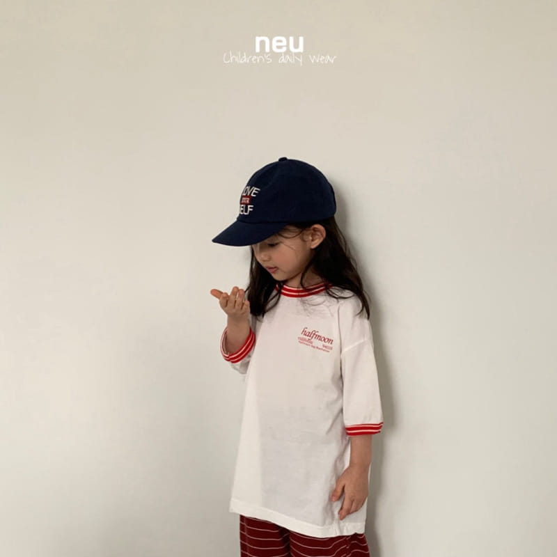 Neu - Korean Children Fashion - #fashionkids - Half Moon Tee - 8