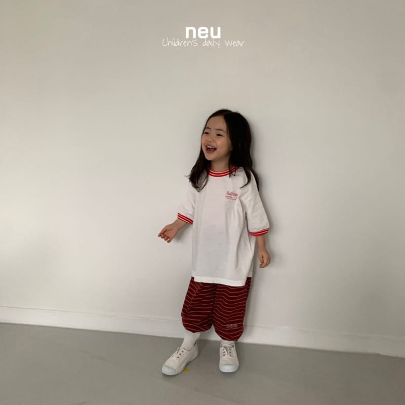 Neu - Korean Children Fashion - #kidsshorts - Half Moon Tee - 9
