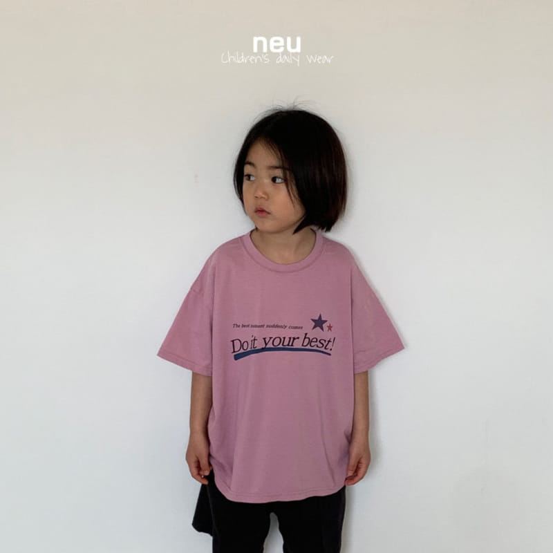 Neu - Korean Children Fashion - #kidsstore - Do It Tee - 7