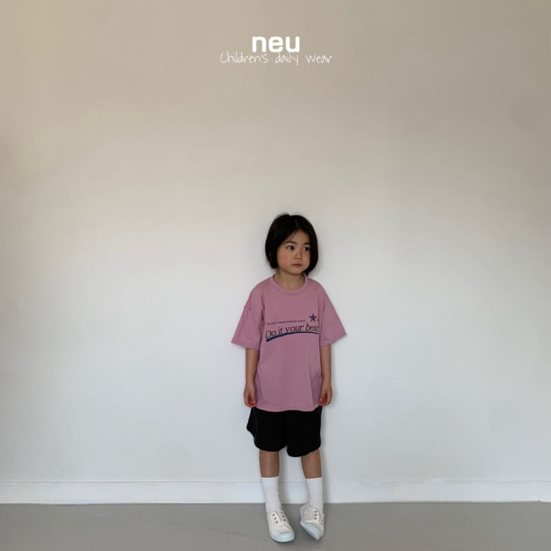 Neu - Korean Children Fashion - #kidzfashiontrend - Do It Tee - 8