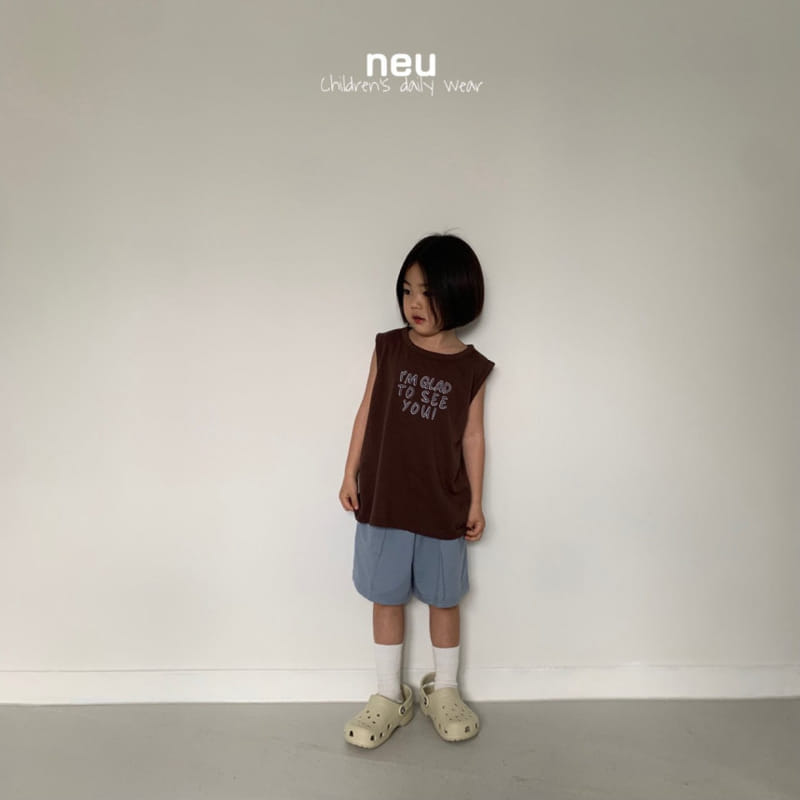 Neu - Korean Children Fashion - #littlefashionista - See You Sleeveless Tee - 8