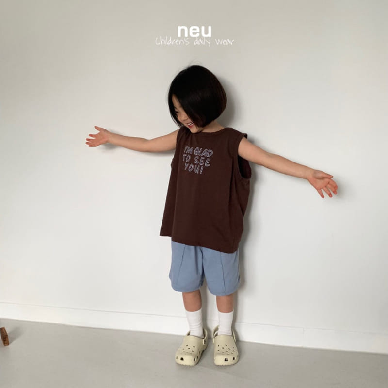 Neu - Korean Children Fashion - #magicofchildhood - See You Sleeveless Tee - 9