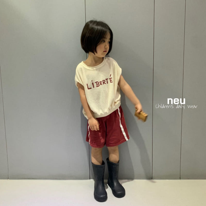 Neu - Korean Children Fashion - #magicofchildhood - Terry Layered Sleeveless Tee - 8