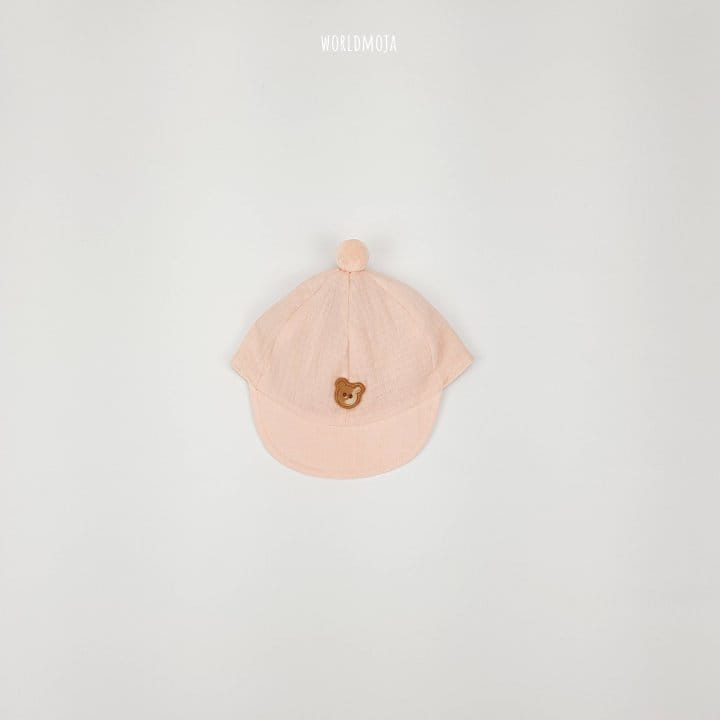 New World - Korean Baby Fashion - #babyboutique - Bebe Pom Pom Bear Button Yamche Hat - 10