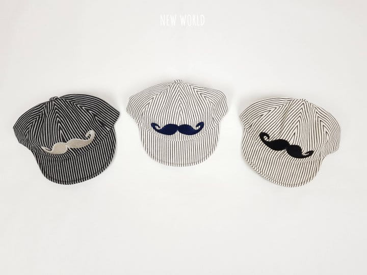 New World - Korean Baby Fashion - #babyfashion - ST Mustache Yamche Hat - 2