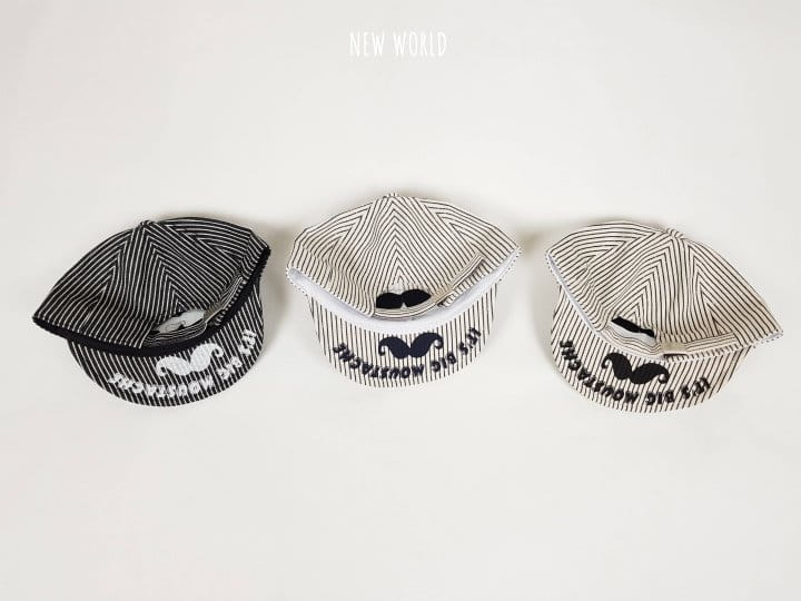 New World - Korean Baby Fashion - #babyfever - ST Mustache Yamche Hat - 3