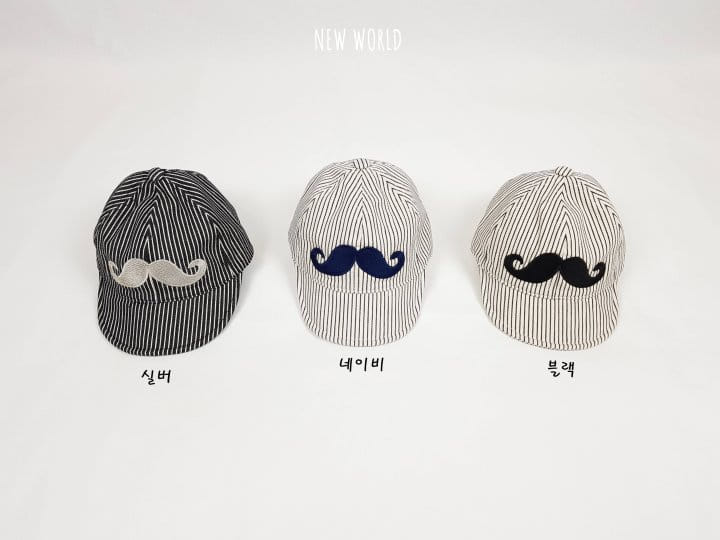New World - Korean Baby Fashion - #babyfever - ST Mustache Yamche Hat - 4