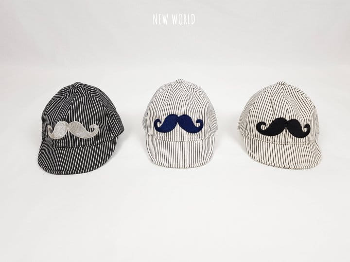 New World - Korean Baby Fashion - #babylifestyle - ST Mustache Yamche Hat - 5