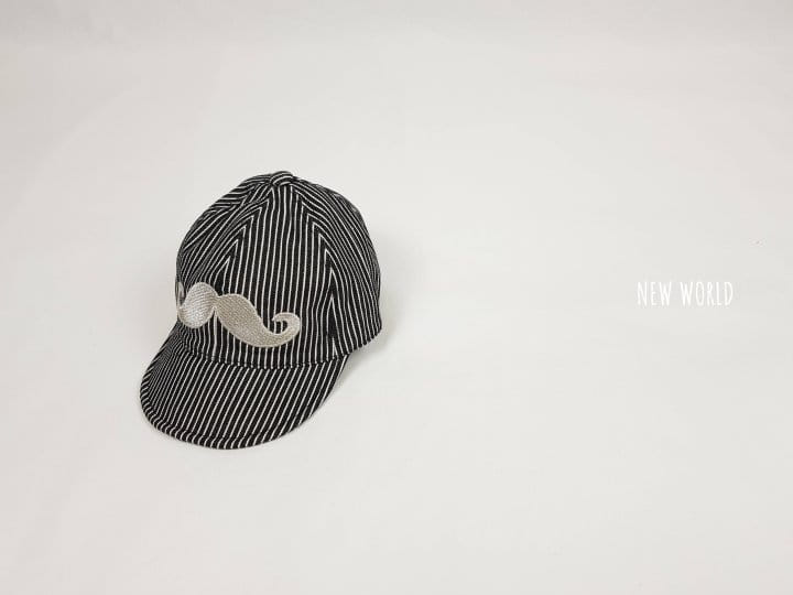 New World - Korean Baby Fashion - #babyoninstagram - ST Mustache Yamche Hat - 6