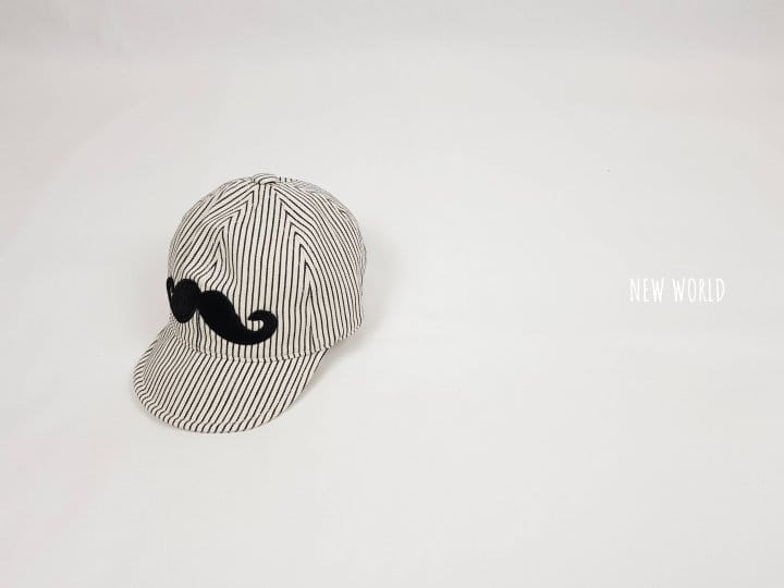 New World - Korean Baby Fashion - #babyoutfit - ST Mustache Yamche Hat - 9