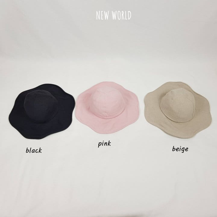 New World - Korean Baby Fashion - #onlinebabyshop - Linen Hoolra Hat - 2