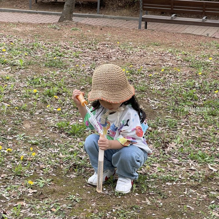 New World - Korean Children Fashion - #Kfashion4kids - Jisa Stitch Lace Bucket Hat - 11