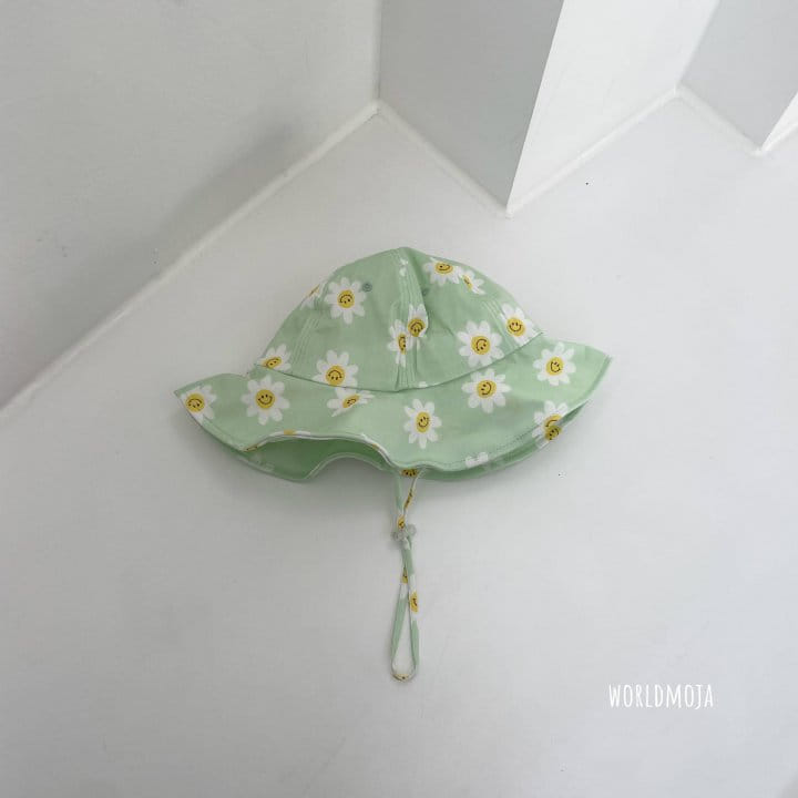 New World - Korean Children Fashion - #childrensboutique - Smile Flower Bucket Hat - 10