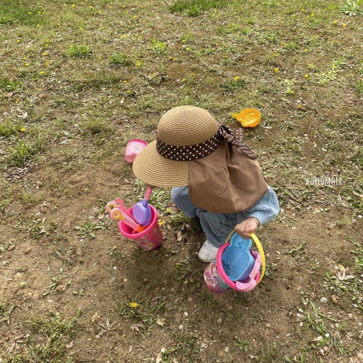 New World - Korean Children Fashion - #childrensboutique - Jisa Bandana Duck Brim Hat - 8