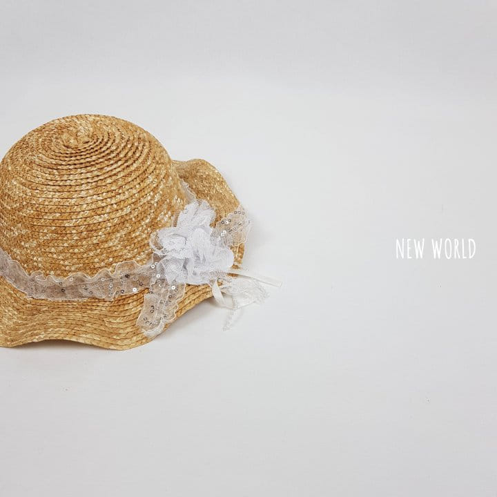 New World - Korean Children Fashion - #childofig - Spangle Straw Hat - 4