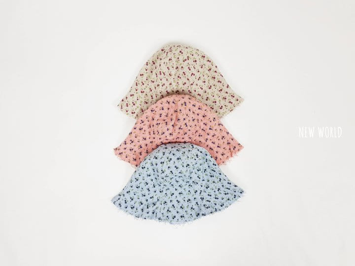 New World - Korean Children Fashion - #designkidswear - Flower Reversible Bucket Hat - 6