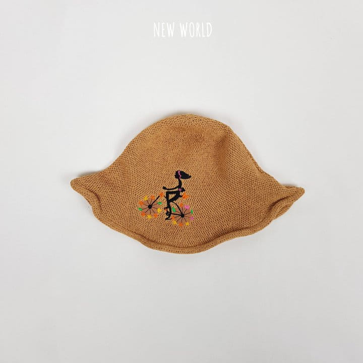 New World - Korean Children Fashion - #designkidswear - Jisa Embroidery Bucket Hat - 8